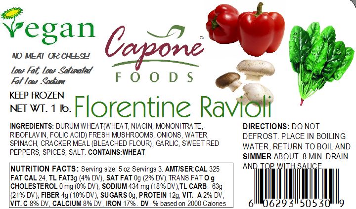 Ravioli - Florentine, VEGAN (no meat or cheese) * STORE PICK UP ONLY