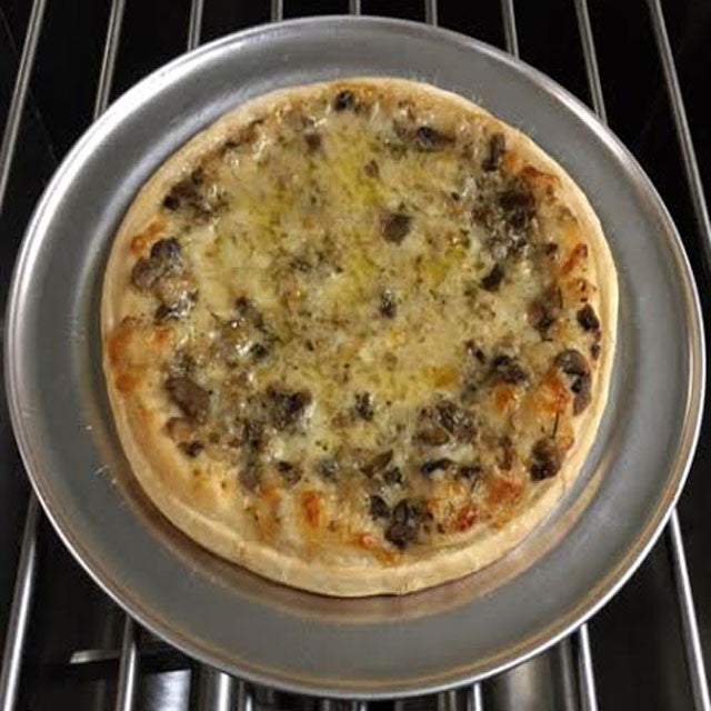 HANDMADE CRISPY PIZZA Mushroom Pesto and Cheese * STORE PICK UP ONLY