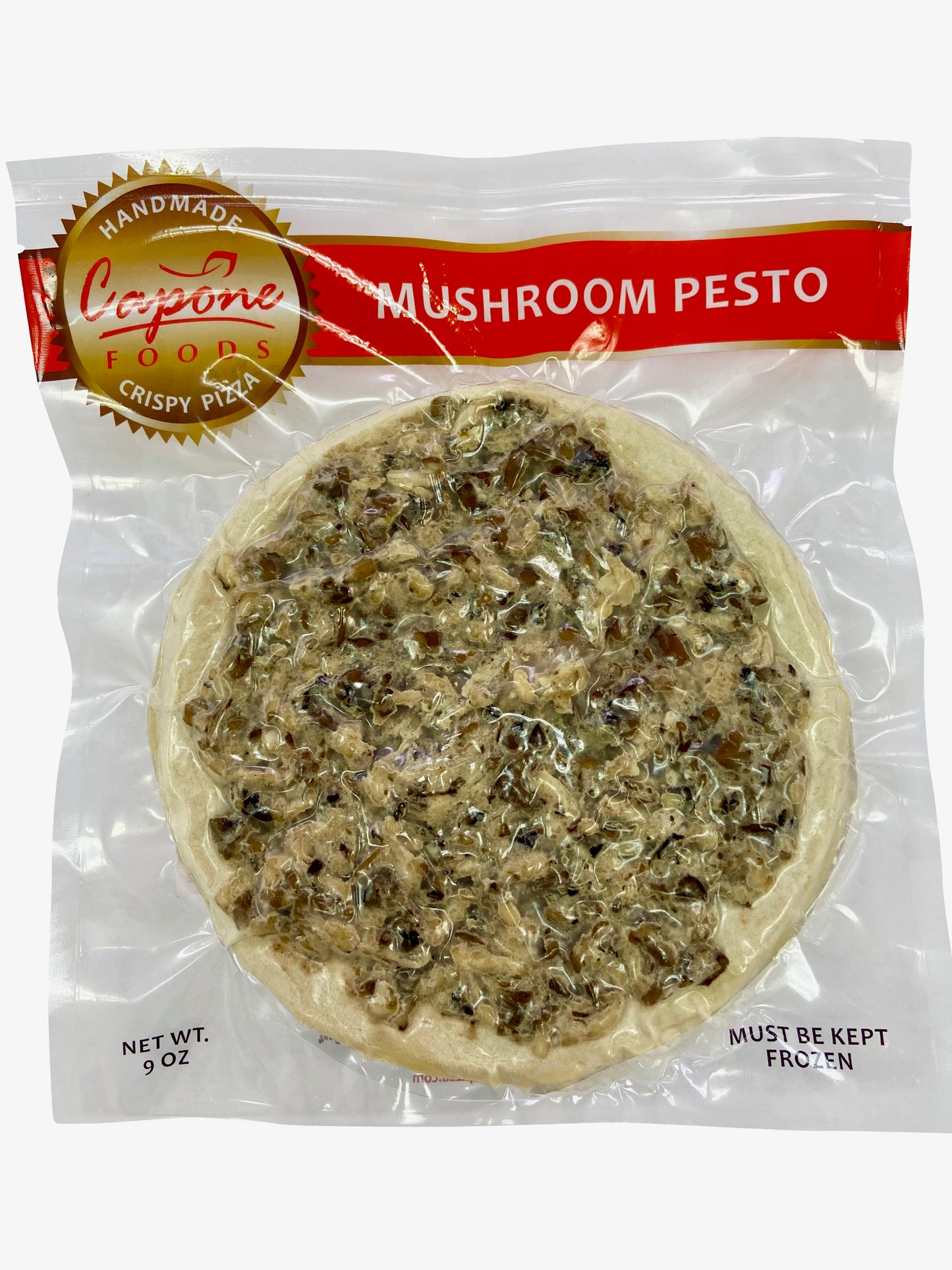 HANDMADE CRISPY PIZZA Mushroom Pesto and Cheese * STORE PICK UP ONLY