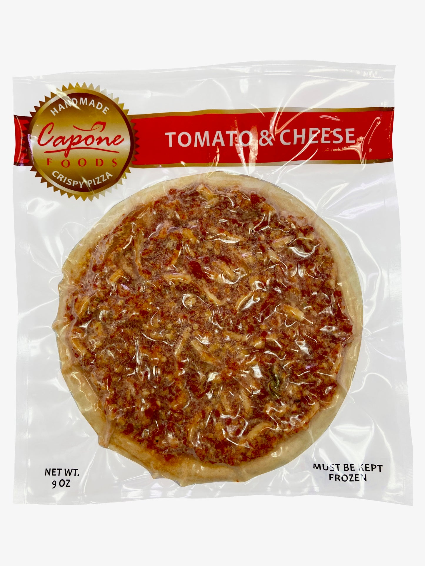 HANDMADE CRISPY PIZZA Tomato and Cheese * STORE PICK UP ONLY
