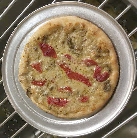 HANDMADE CRISPY PIZZA Sweet Piquillo and Porcini