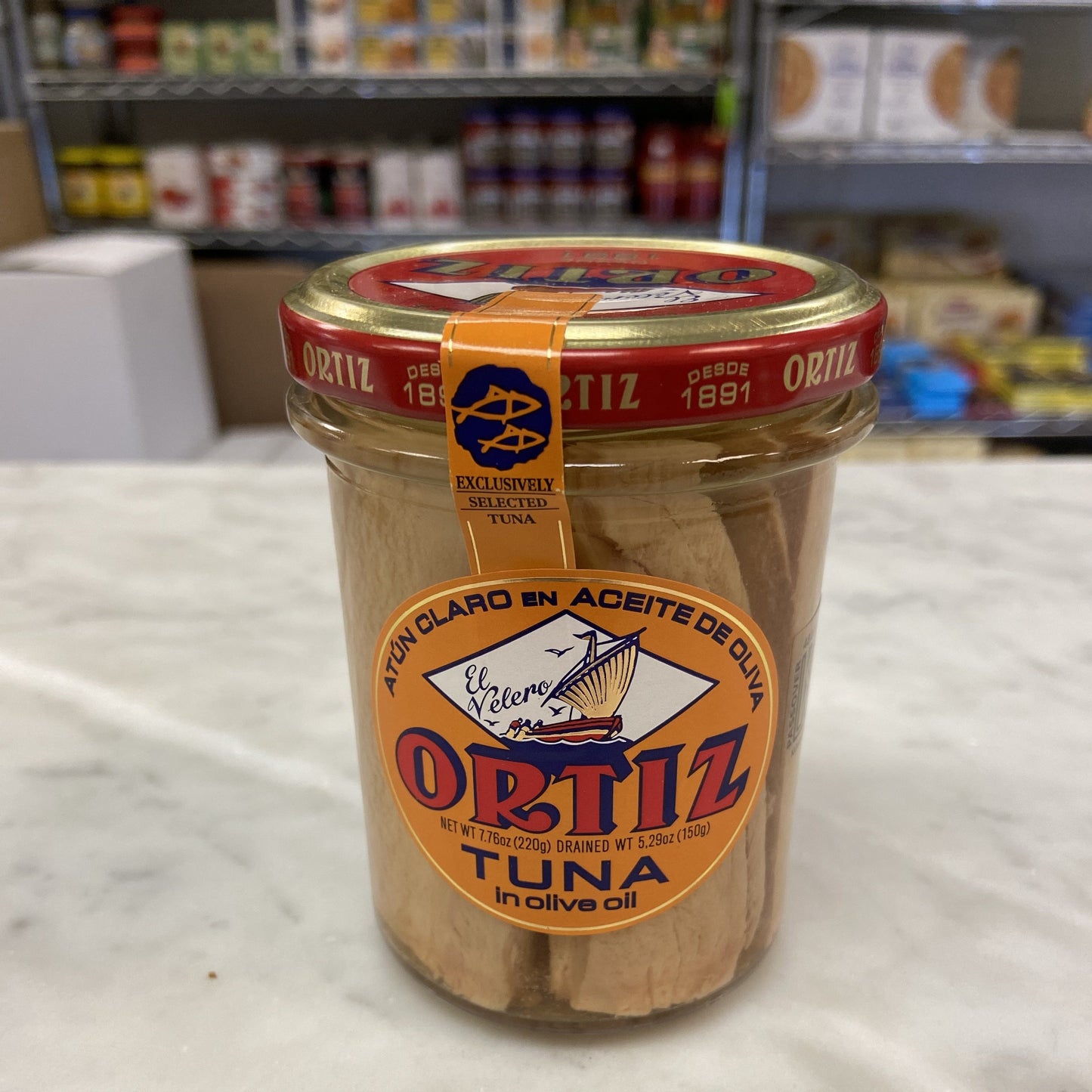 Ortiz Kosher yellowfin tuna in olive oil FL845